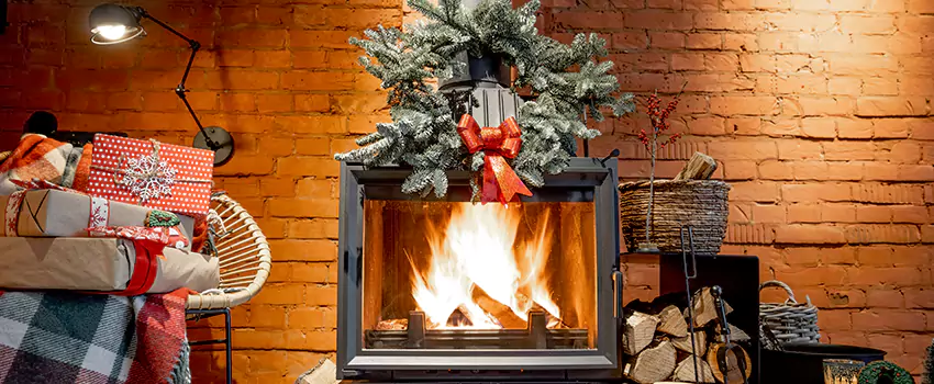 Travis Industries Linear Gas Fireplace Installation in Fairview Heights, Illinois