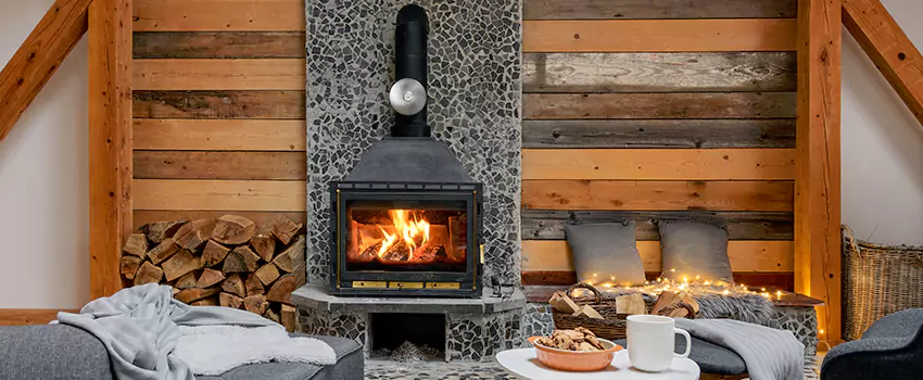 Thelin Hearth Products Direct Vent Gas Stove Fireplace Inspection in Fairview Heights, Illinois